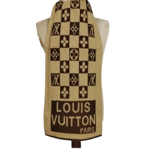 🏅Luxurious LOUIS VUITTON WOOL & SILK SCARF - Picture 10 of 10